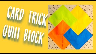 Card Trick Quilt Block