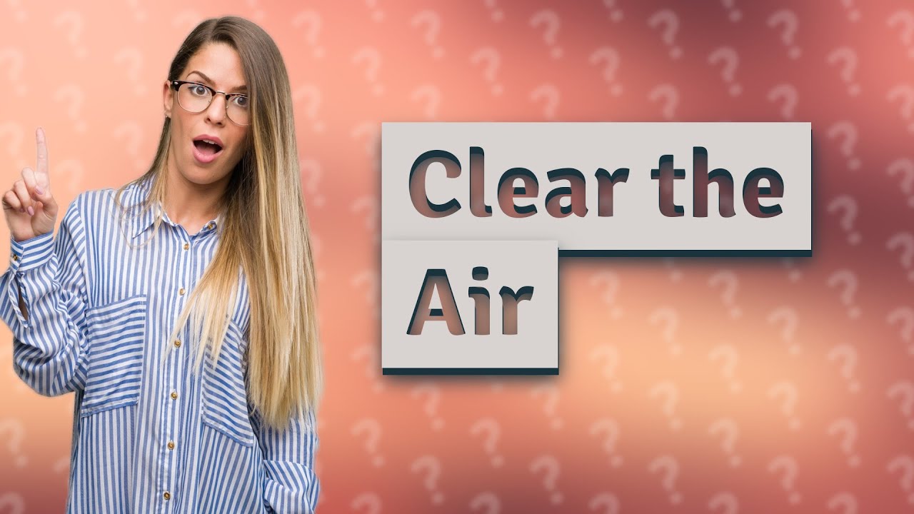 How do you cleanse smoke from the air? YouTube