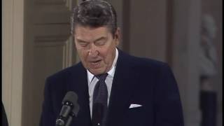 President Reagan and Mikhail Gorbachev's Remarks and Signing of the INF Treaty on December 8, 1987