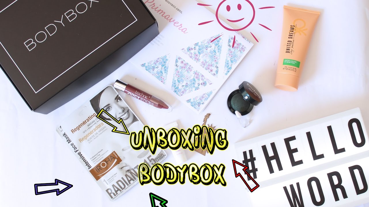 UNBOXING CAJA BODYBOX ABRIL 2017 - YouTube