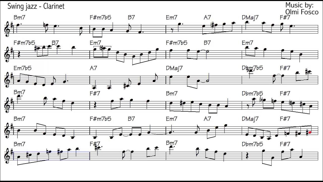 jazz Improvisation lesson Beginner Level Spring" score YouTube