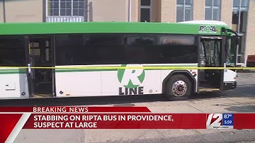Man stabbed on board RIPTA bus; police searching for suspect