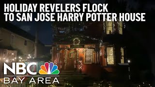 Holiday Revelers Flock to Harry Potter-Themed House in San Jose screenshot 5