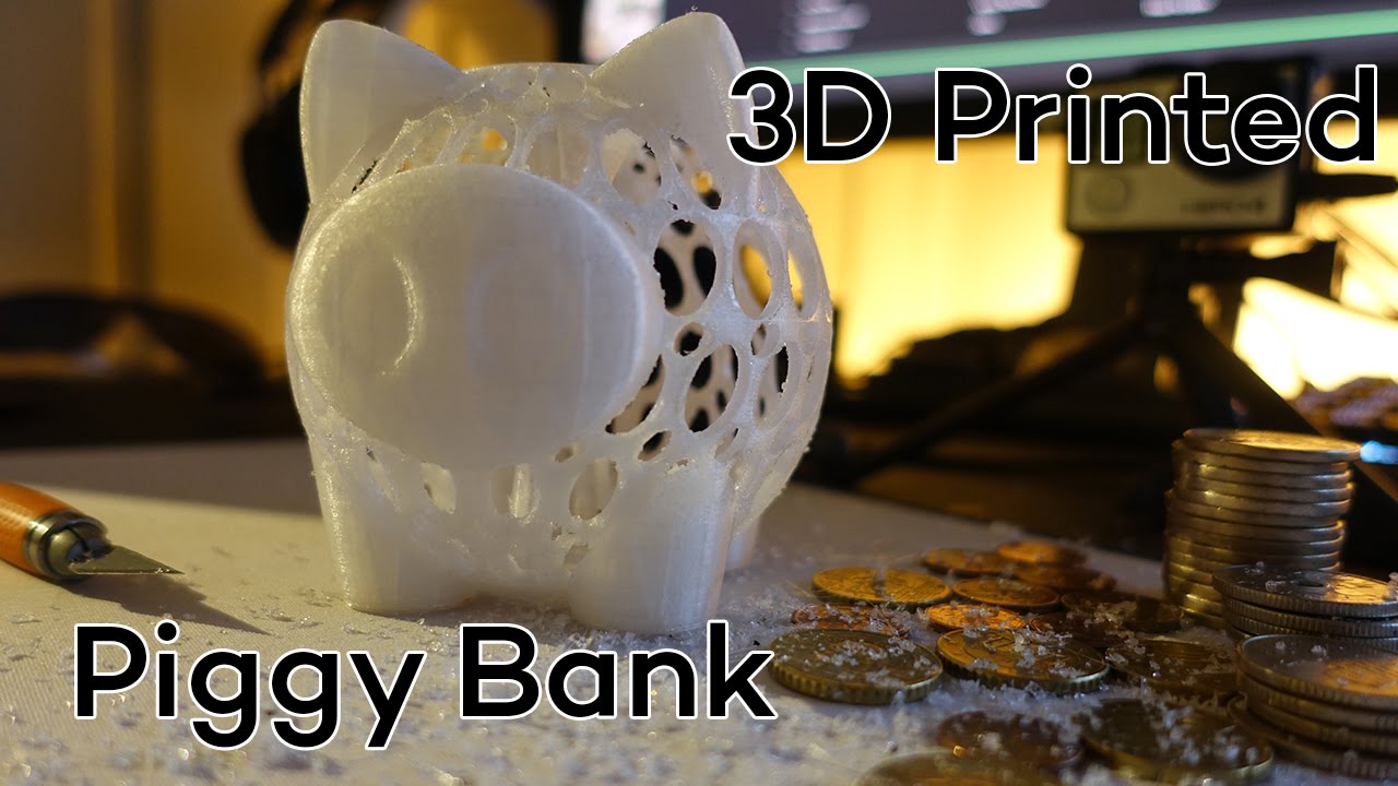 printed Piggy Bank - YouTube