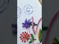 Basic Stitch For Beginners |Bullion Stitch |Easy Flower Design #shots