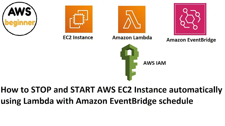 🔴 How to STOP and START AWS EC2 instance automatically using Lambda with Amazon EventBridge schedule