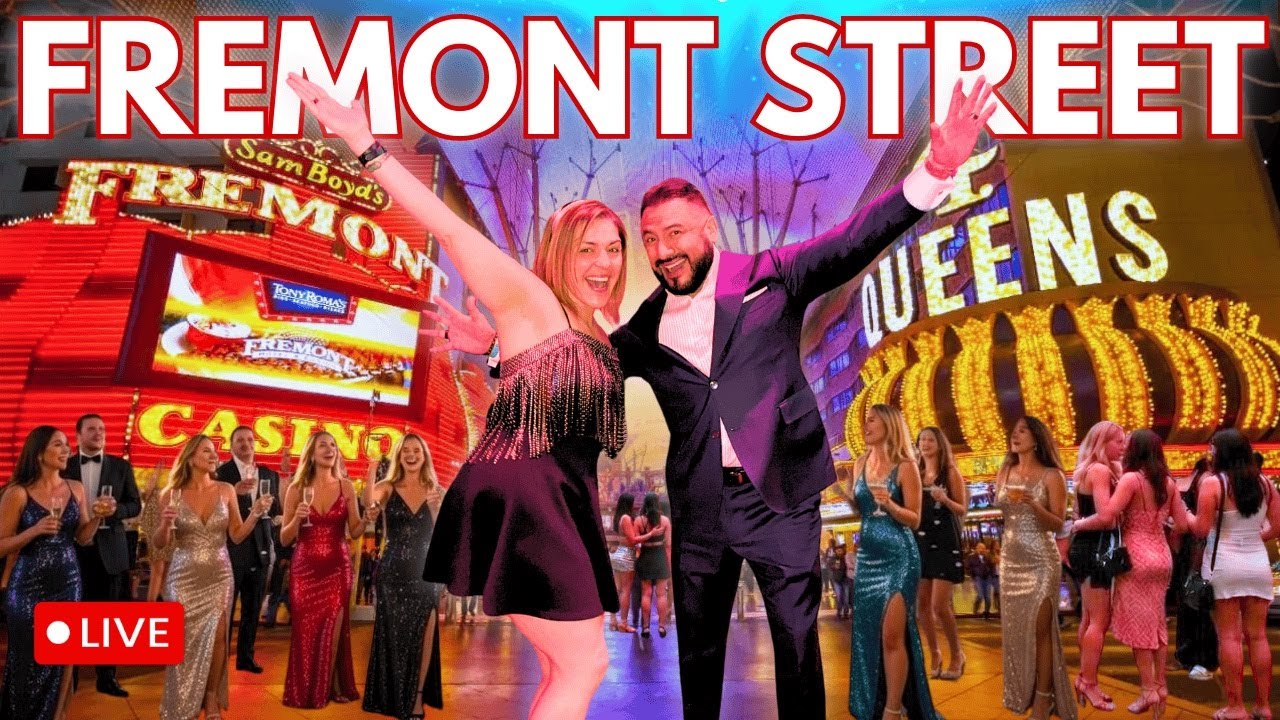 🔴Las Vegas Live Cam | FREMONT STREET Before Leaving Town | Sun March 8, 2026