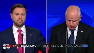 WATCH: Vance claims migrants are driving up the price of housing | CBS Vice Presidential Debate