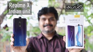 Realme X Indian Unit Unboxing & impressions ll in Telugu ll screenshot 4