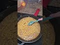 One pan dinner-Beef Stroganoff  You will need: 1 lb ground beef