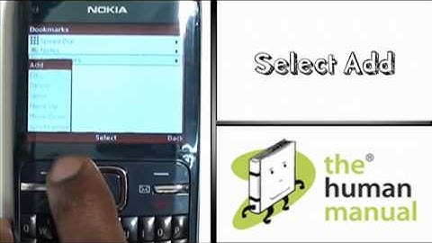 Adding new Bookmarks | Nokia C3 | The Human Manual