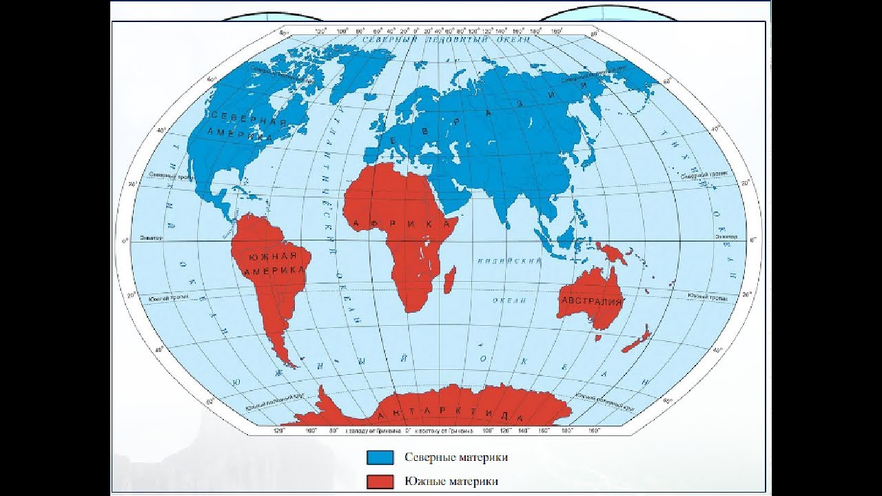 Различие северных и южных материков. Северные и Южные материки. Северные материки на карте. Северных материков. Карта северных материков.