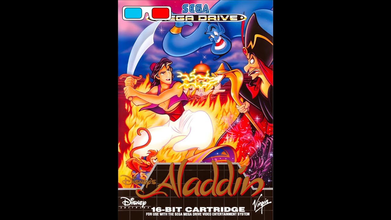 ALADDIN SEGA MEGADRIVE (MD) NTSC-JAPAN (COMPLETE - GOOD CONDITION