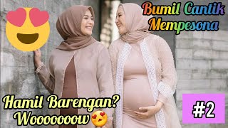 Duo Bumil Cantik Perut Besar 9 Bulan