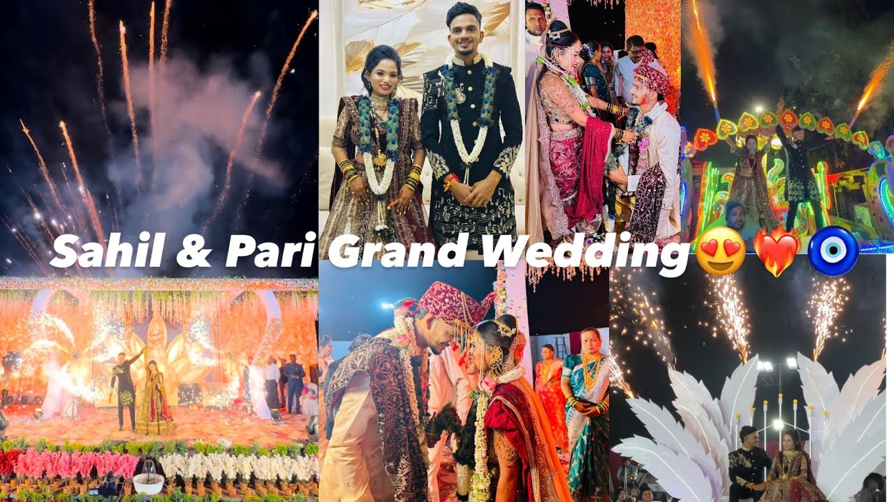 50th Vlog😍| Sahil & Pari Grand Wedding❤️‍🔥| Successful Love Story🧿