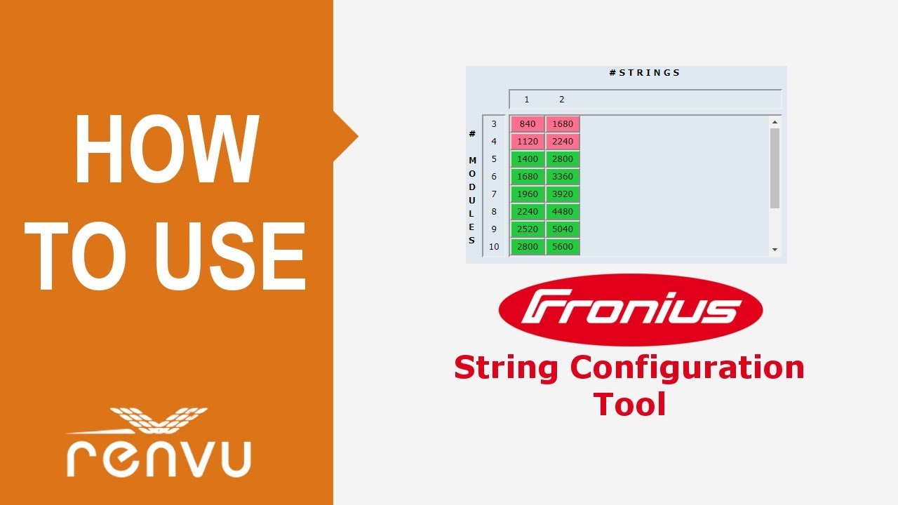 How to use Fronius String Inverter Configuration Tool RENVU YouTube