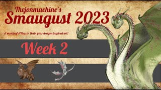 Week 2 of Smaugust 2023 (An entire month of How to train your dragon inspired art!)