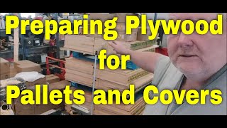 🔨 Preparing Plywood for Covers and Pallets-That Bee Man