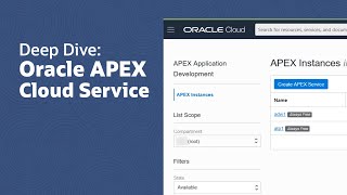 The New Oracle APEX Service – Deep Dive into Low Code screenshot 1