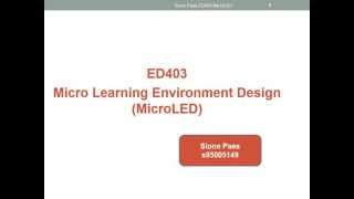 ED403   MicroLED Sione Paea