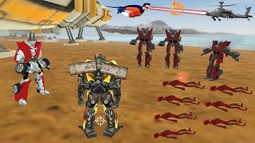 Vegas Crime Simulator - (Transformer 🚚 Pickup Truck Fight 🪐 Alien Car Robot) Android Gameplay HD