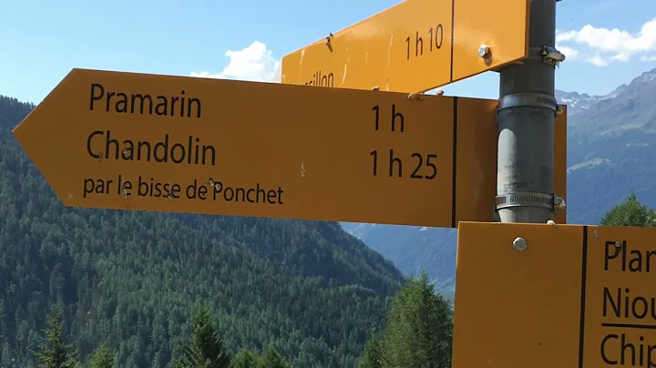Ballade Sierre - Chandolin