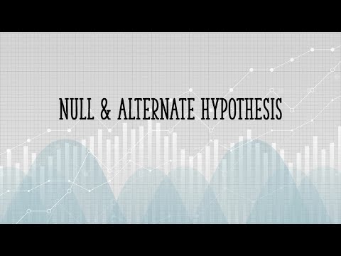 Video: Proč psát nulovou hypotézu?