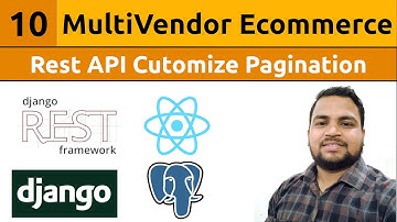 Multivendor Ecommerce Website in Django ReactJs||Customize Pagination in Django Rest Framework #10
