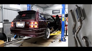Bringing a stainless exhaust system to life (1JZ crown wagon)