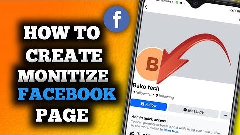 How To Create A Monetize Facebook Page | how to turn facebook profile to a professional mode