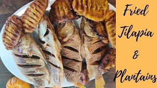 Fried Tilapia and Plantains