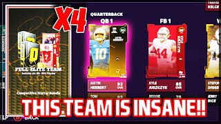 I OPENED UP THE COMPETITIVE STARTER BUNDLE 4 TIMES WHAT DOES THIS FINAL TEAM LOOK LIKE |MADDEN 22