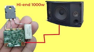 i converted the wifi module into an amplifier with good hi-end sound