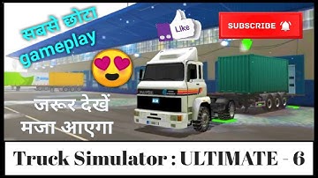 Truck Simulator : Ultimate Gameplay Part - 6 @gameplaywithprabhat