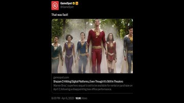 Warner runs damage control on Shazam failure