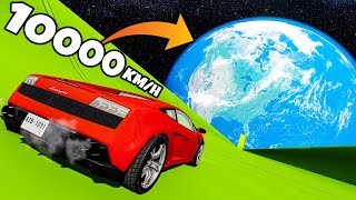 ❄️SKOCZYŁEM AUTEM Z KOSMOSU NA ZIEMIE!? | BeamNG Drive |