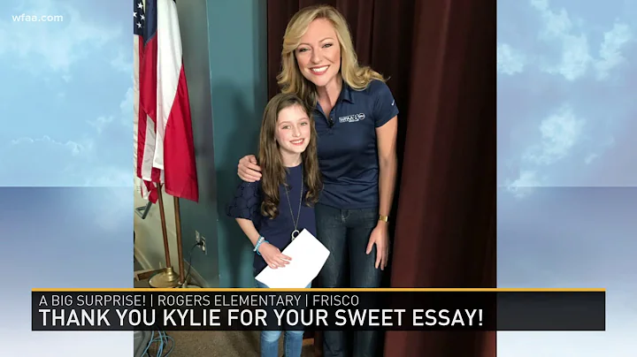 Fourth grader writes essay about WFAA meteorologis...