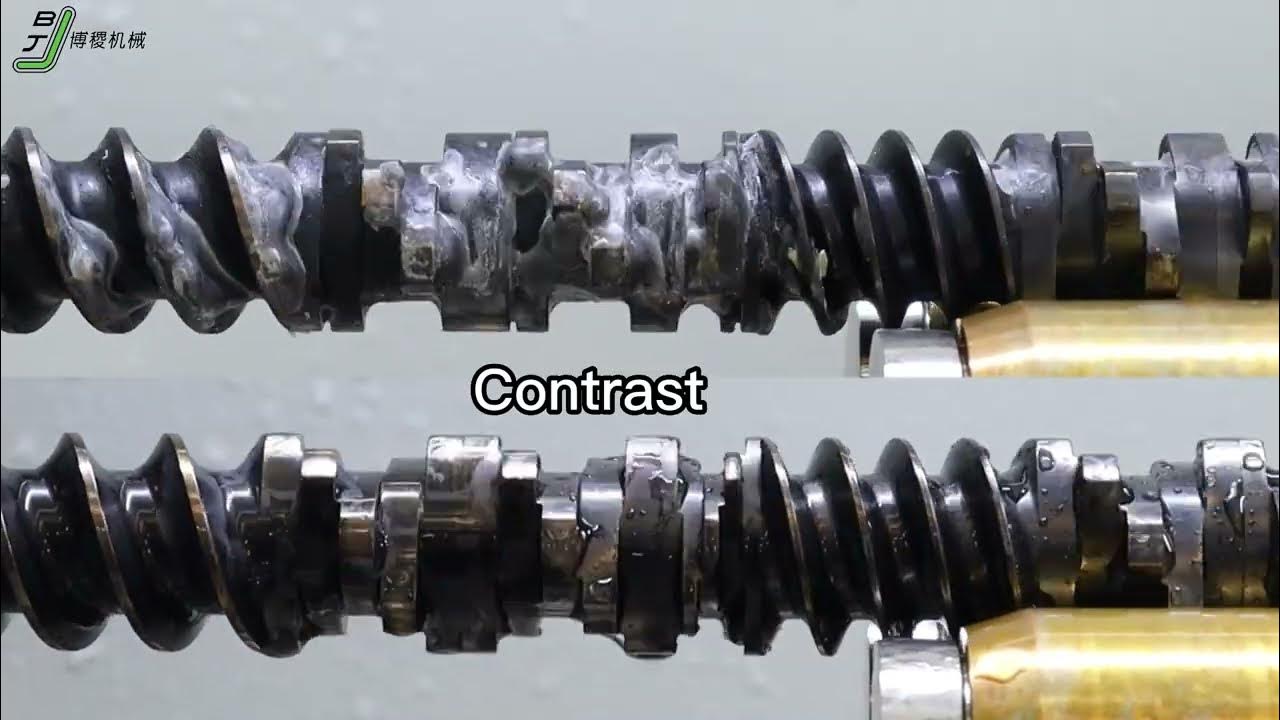 How to clean the extruder screw? You can try a fully automatic screw