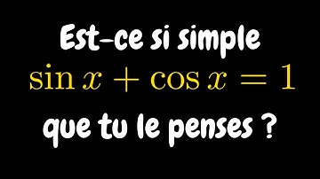 Une équation simple mais pas si simple que ca. #challengingmathproblems #olympiad