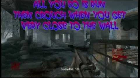 Cod 5 WaW nazi zombie glitch tutorial