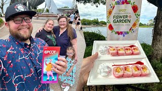 Epcot Flower &amp; Garden Festival 2024 | My Family’s Last Day | FRUSHI &amp; Lobster | Walt Disney World