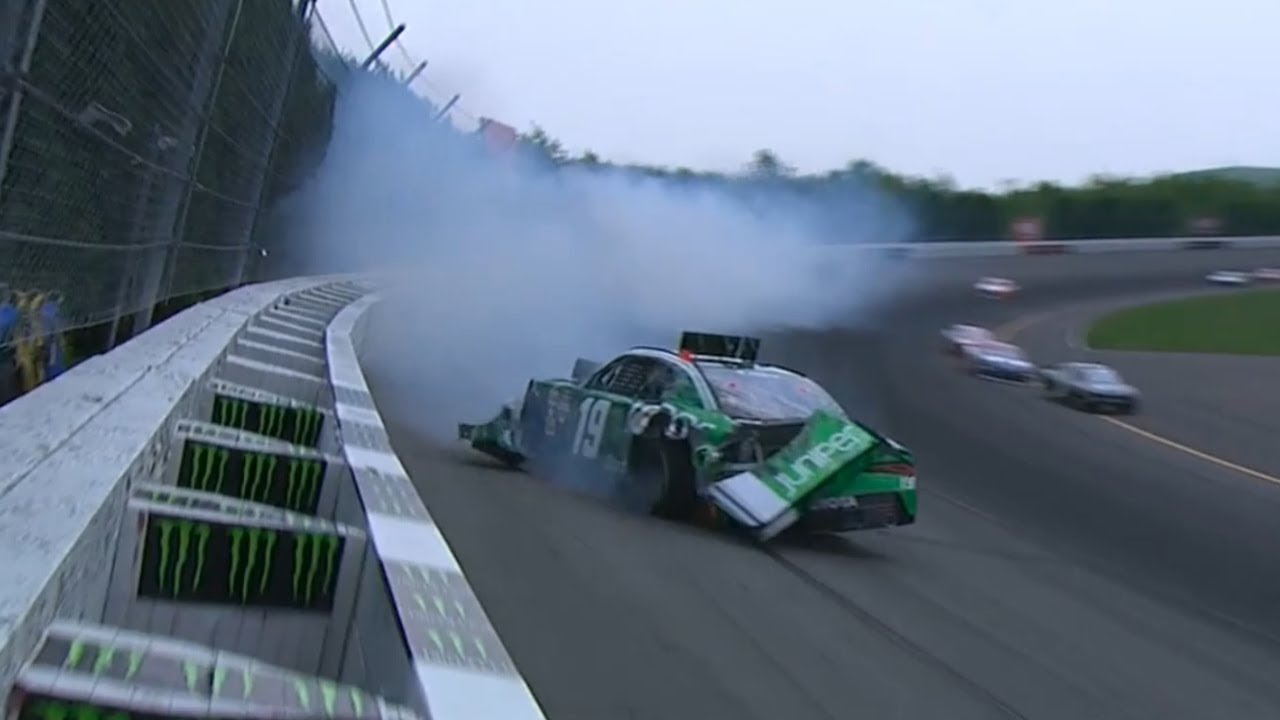 Nascar   Pocono   2019   Crash Compilation