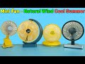 Mini Fan - Portable Desktop Fan, Cool Summer With Natural Wind And Rechargeable | Unboxing &amp; Review