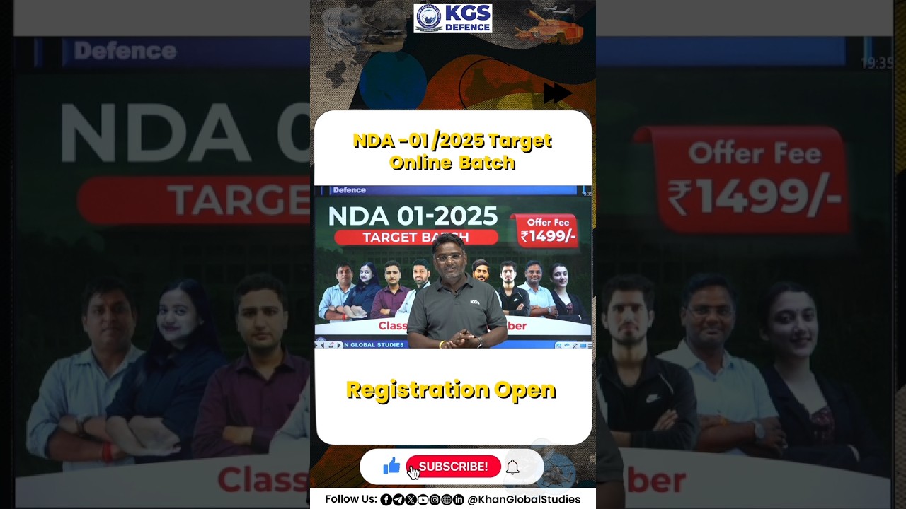 NDA - 01 2025 Target Online Batch Registration Open 