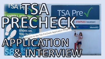 How to Get TSA Precheck | Interview & Application Video