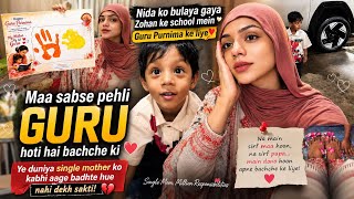 Zoe Ka Pehla School Function😍| Maa Sabe Pehli Guru Hoti Hai Bache Ki🥹| Nida Khan✨