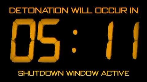 DMR Destruct System Countdown, 10 mins. Resident Evil 2 Remake themed