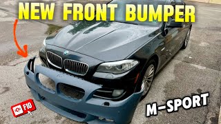 Installing Brand new M Sport Front Bumper on my BMW F10 535i