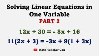 How to Find the Solution of Linear Equations? Part 2
