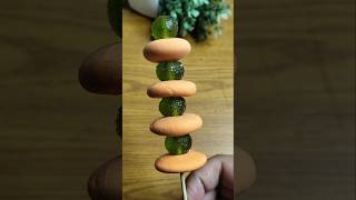 Orange jelly candy with green jelly candy #youtubeshorts #shortvideo #viralvideo